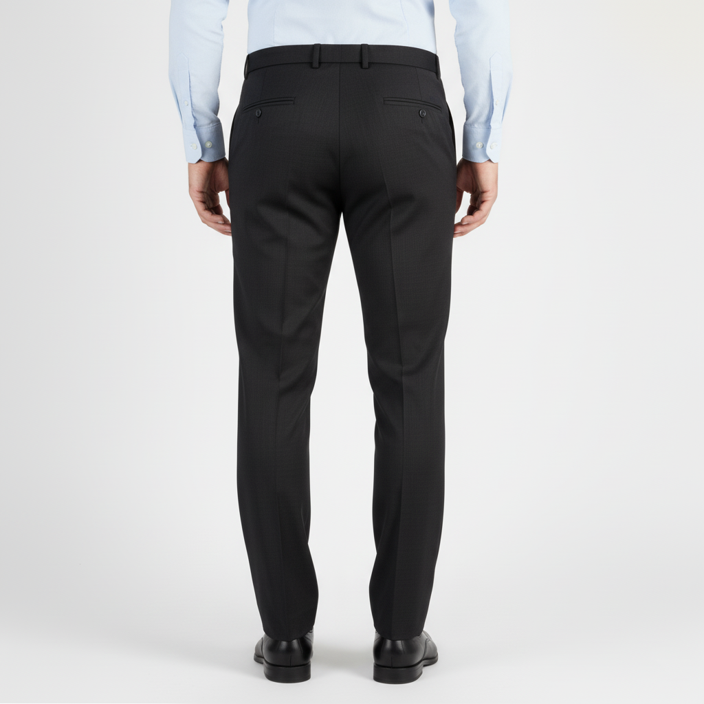 Black formal trousers