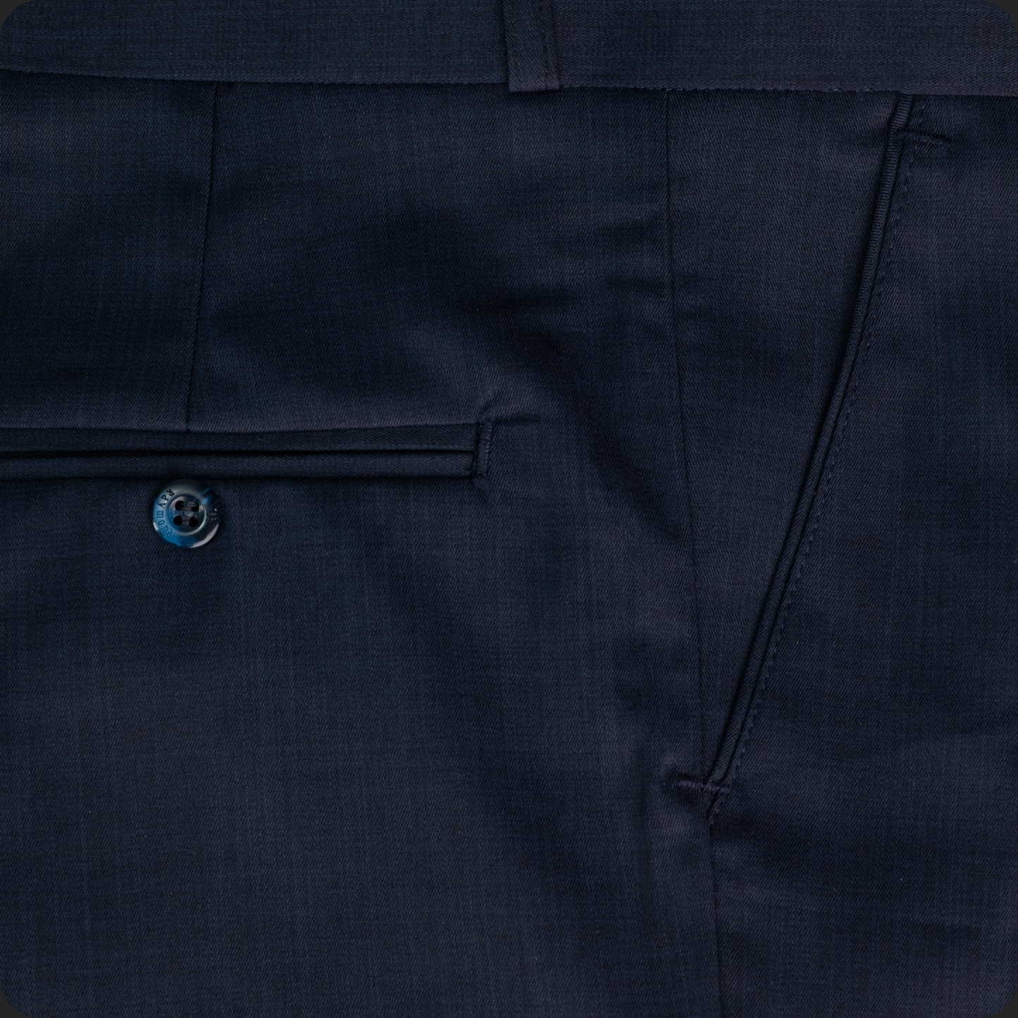Blue formal trousers
