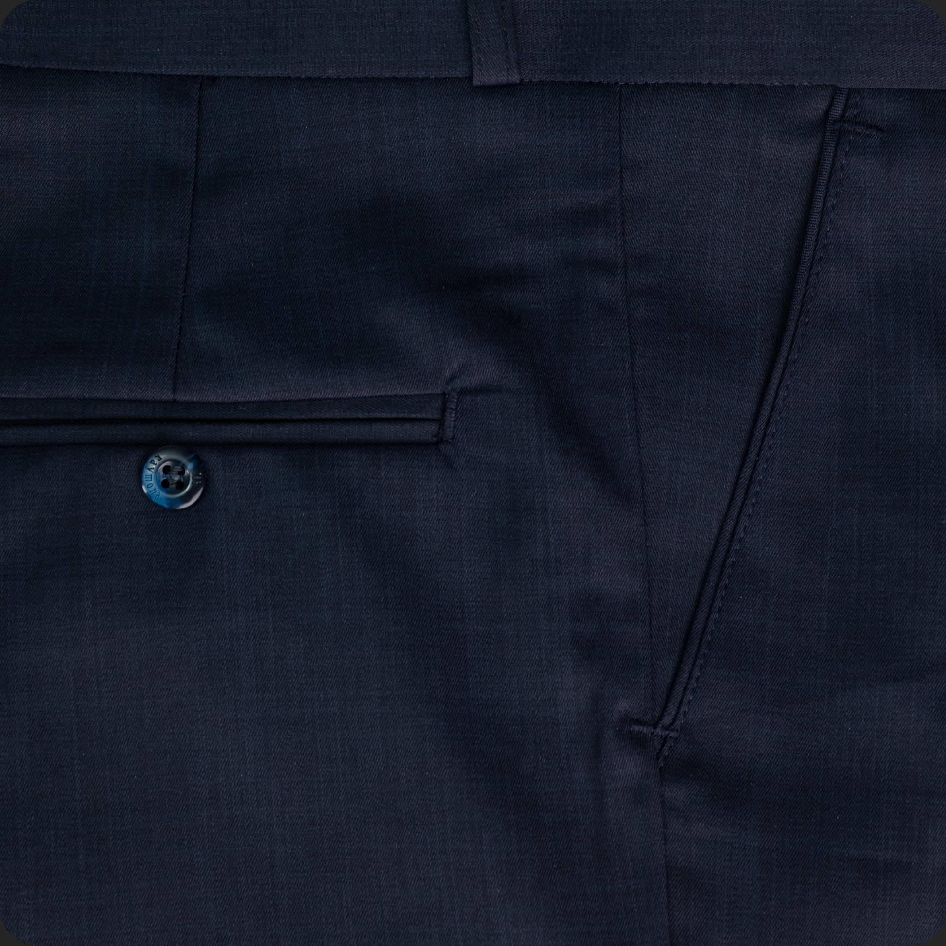 Blue formal trousers