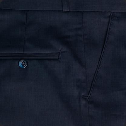 Blue formal trousers