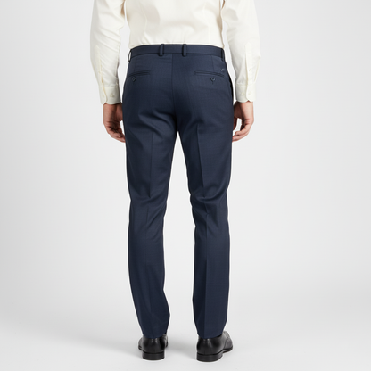 Blue formal trousers