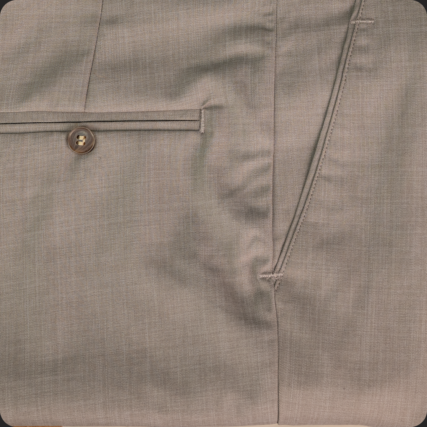 Gray formal trousers