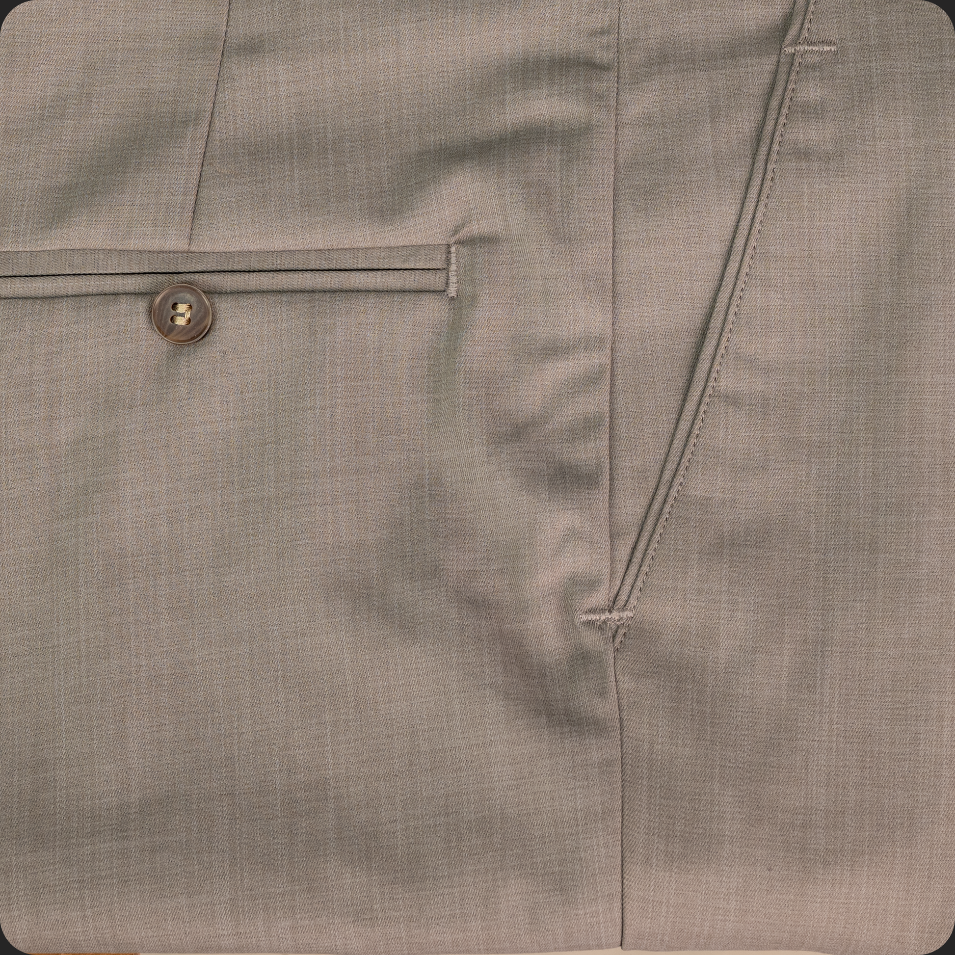 Gray formal trousers
