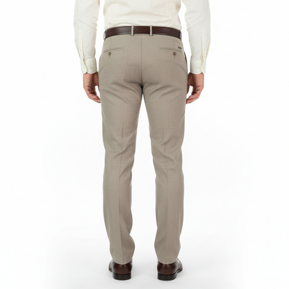Gray formal trousers